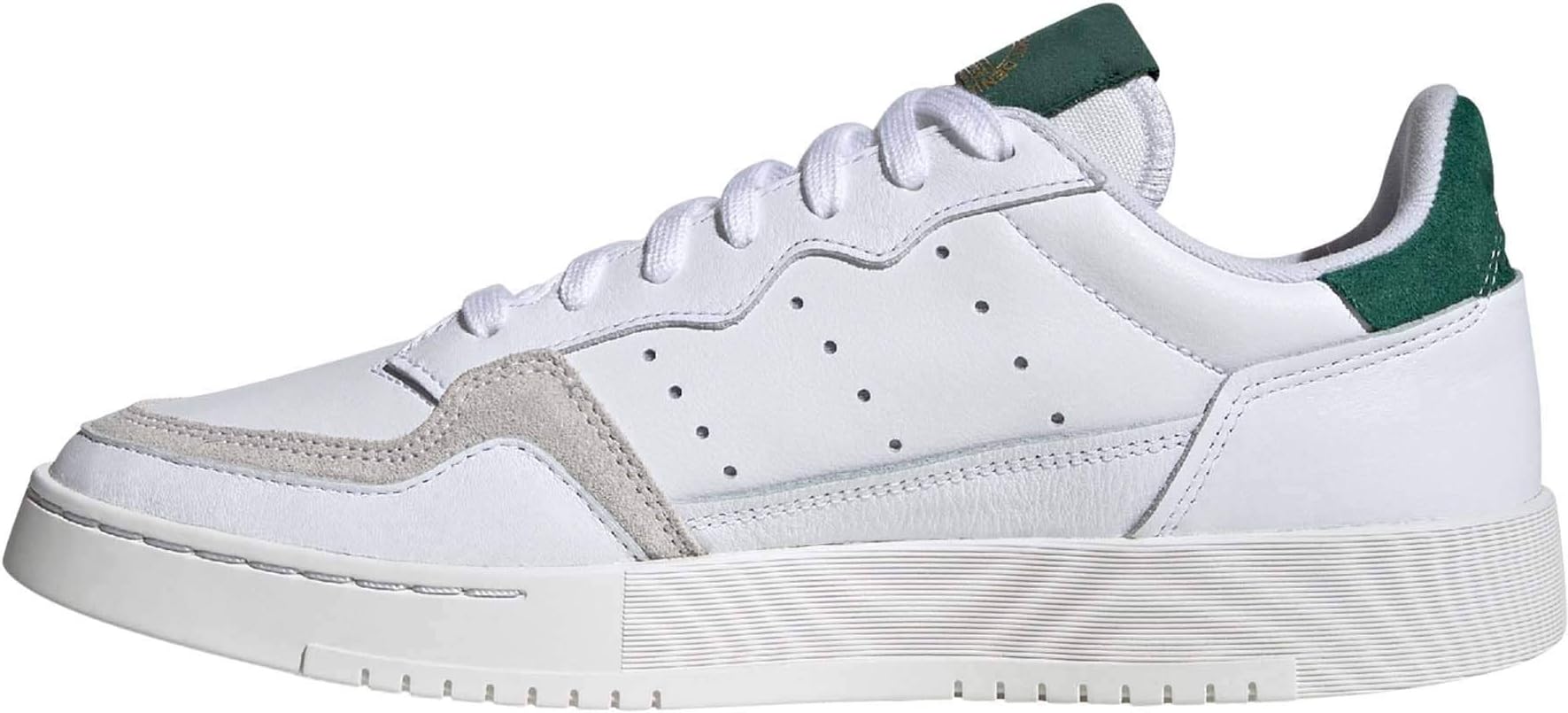 adidas Originals Supercourt, Footwear White-Footwear White-Collegiate Green