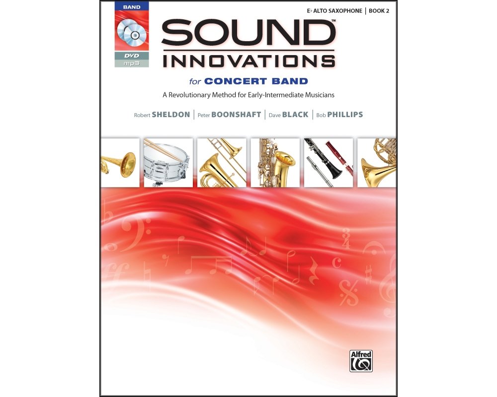 Alfred Sound Innovations for Concert Band Book 2 E-Flat Alto Saxophone Book CD/DVD