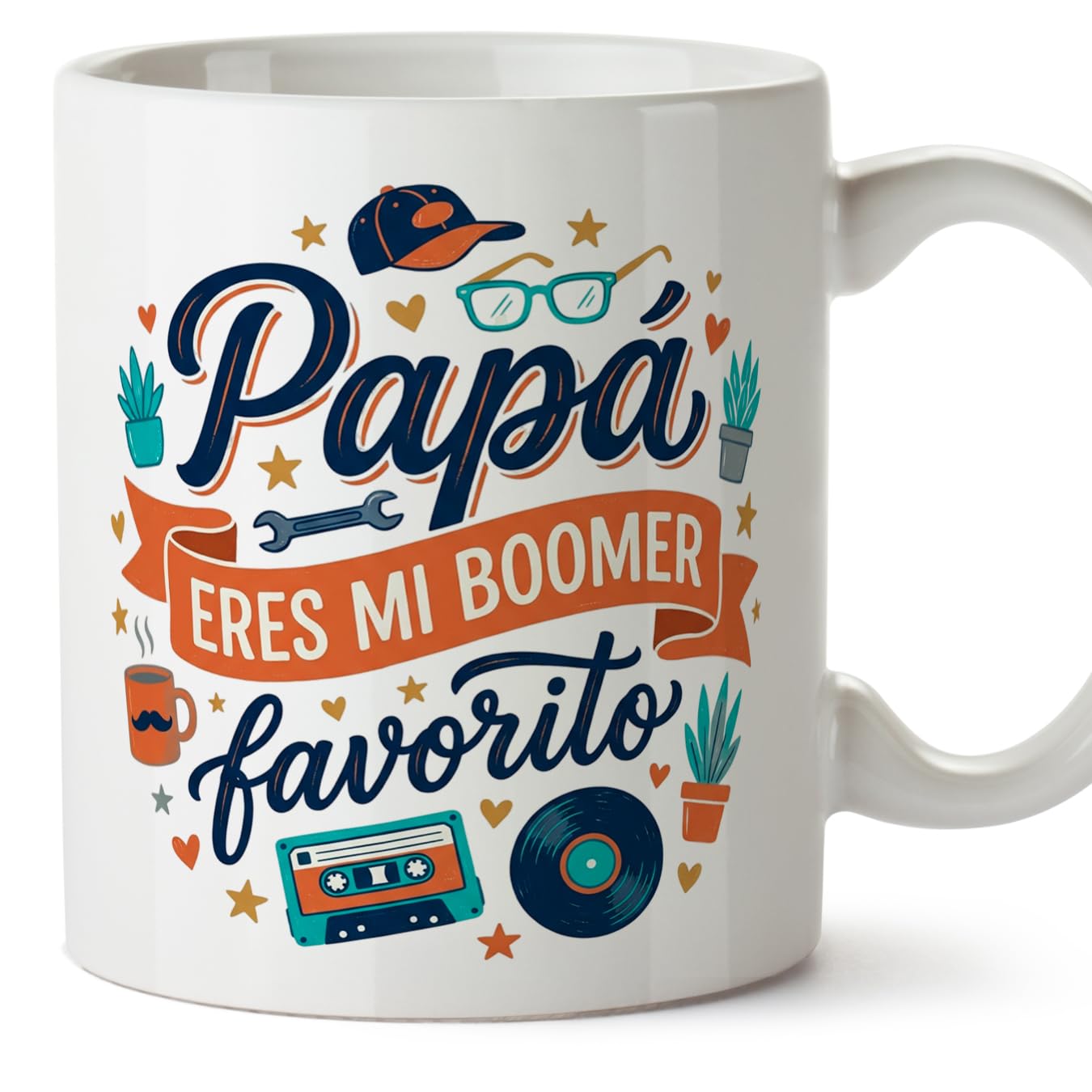 MUGFFINS Taza mamá con frase Para el mundo eres una madre pero para la familia eres el mundo en Español | regalo madre | 330 Ml 11 oz | Idea original para regalar | progenitores v1 — view 79