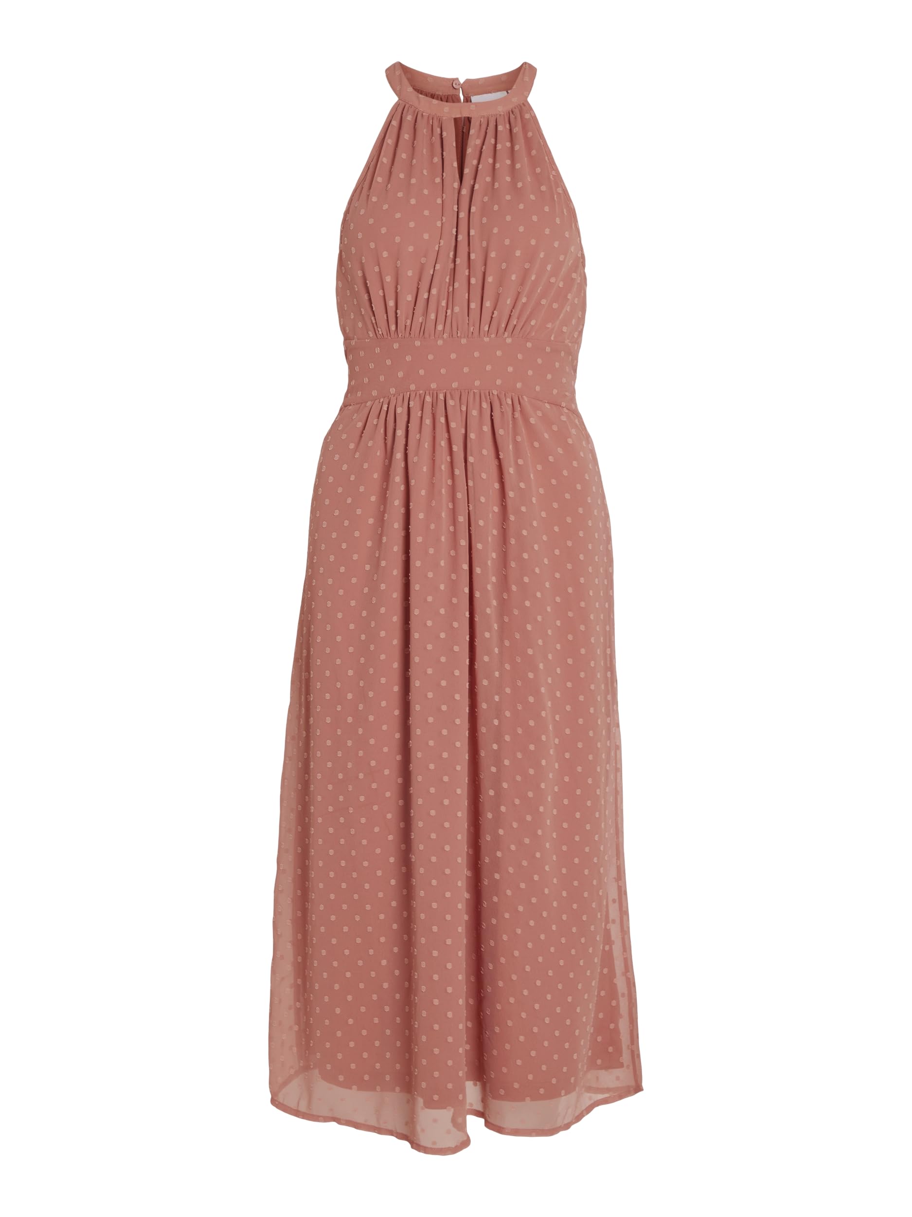 Vila Viedee S/L Halter Neck Midi Dress/Dc/KA Abito da Sera Donna