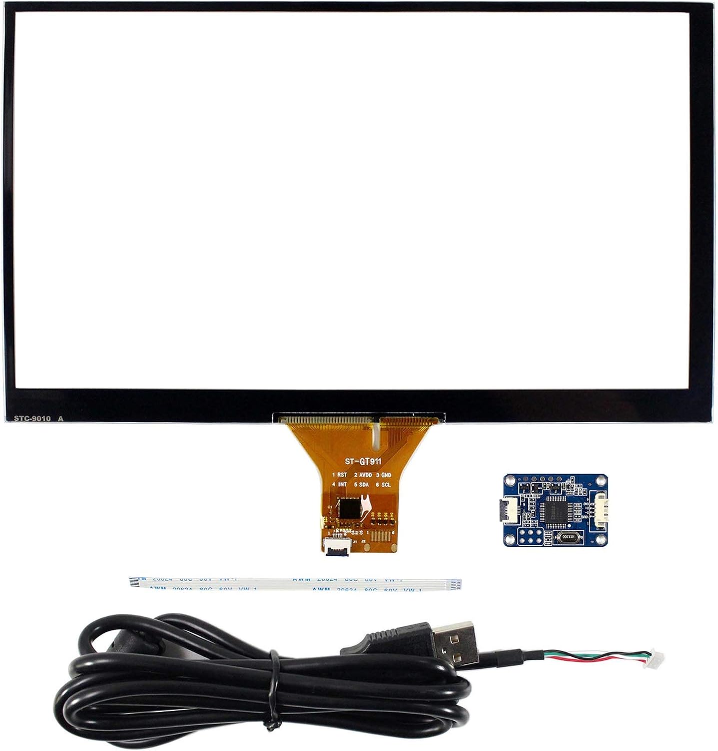 VSDISPLAY 9" Capacitive Tocuh Panel for 9 inch 800x480 LCD Screen, Such as AT090TN10