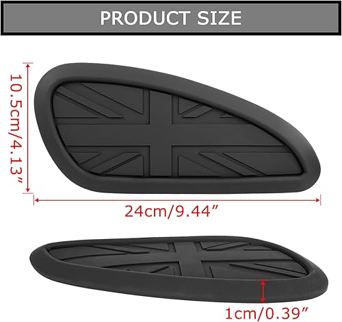 Miniatura 3 de Protector de depósito de combustible para Bonneville T100 T120  Rodilleras adhesivas psler para depósito de gasolina Scrambler Speed Twin Thruxton