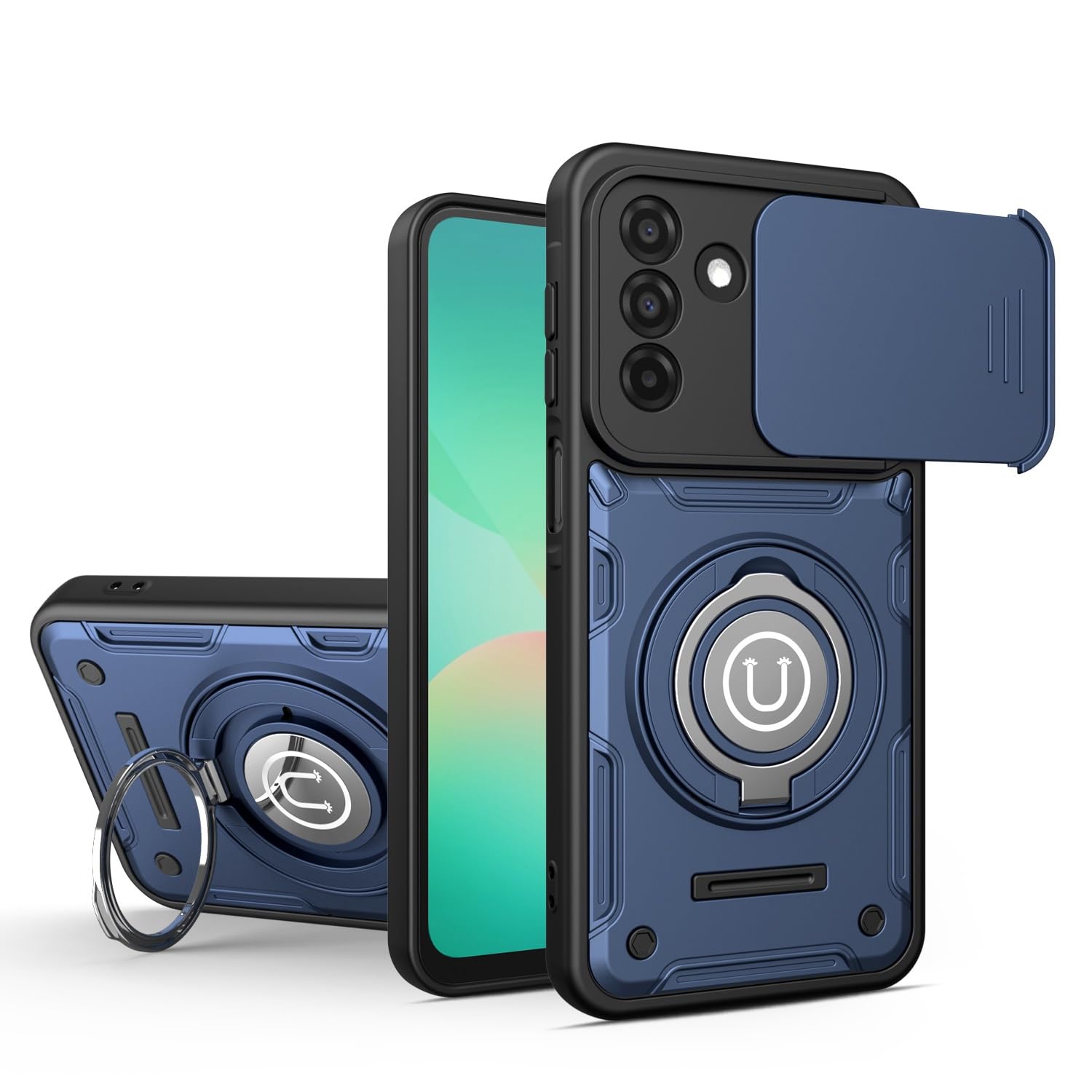 Coque Samsung Galaxy A26 5G antichoc avec béquille et cache objectif - 8