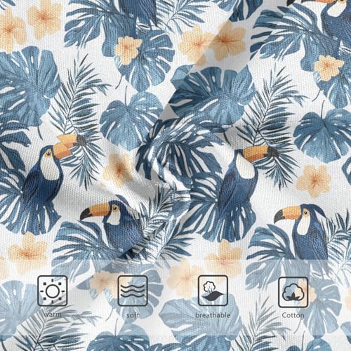 Girls' Underwear Tropical Parrot Cotton Stretch Comfort Toddler Panties3