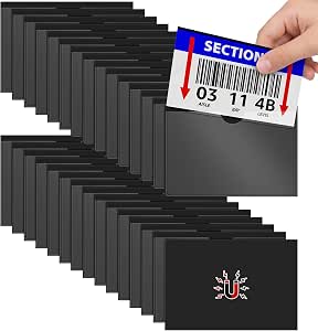Amazon.com: Gilprop 30 Pcs Magnetic Label Holders Pallet Rack 5x3 In ...