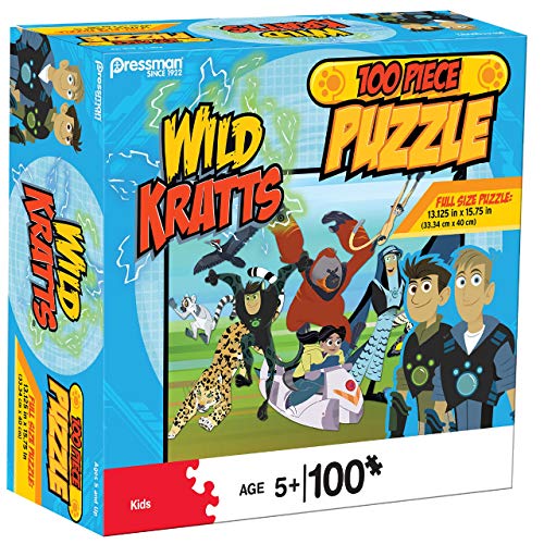 Pressman PBS Kids, Wild Kratts 100 Piece Puzzle ,5