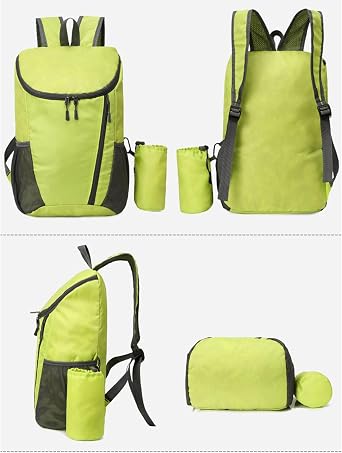 Waterproof Hiking Backpack - 20L Waterproof Foldable Daypack Backpack - Climbing Camping Equipment Scout Field Trail Trekking Overnight Outdoor Bag