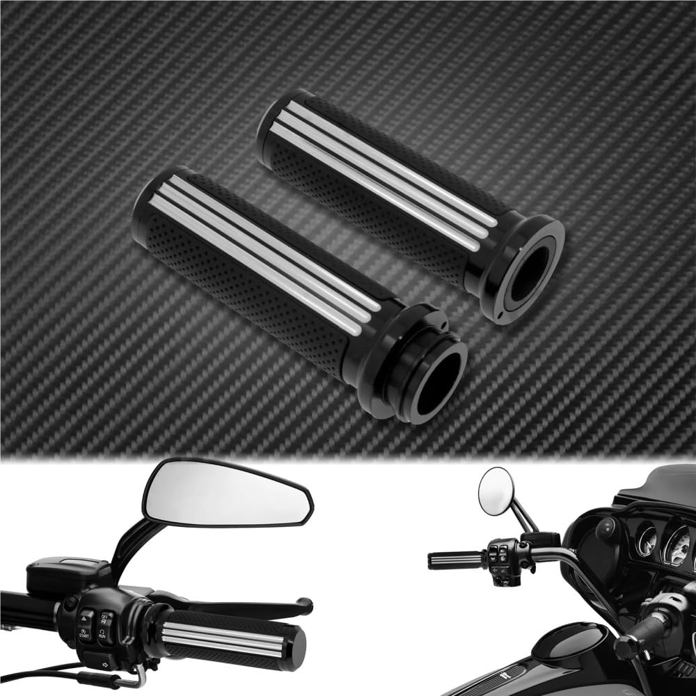 Poignées De Guidon D'accélérateur Électronique Moto 1'' 25 Mm pour Touring pour Electra pour Glide pour Softail pour Fat Boy