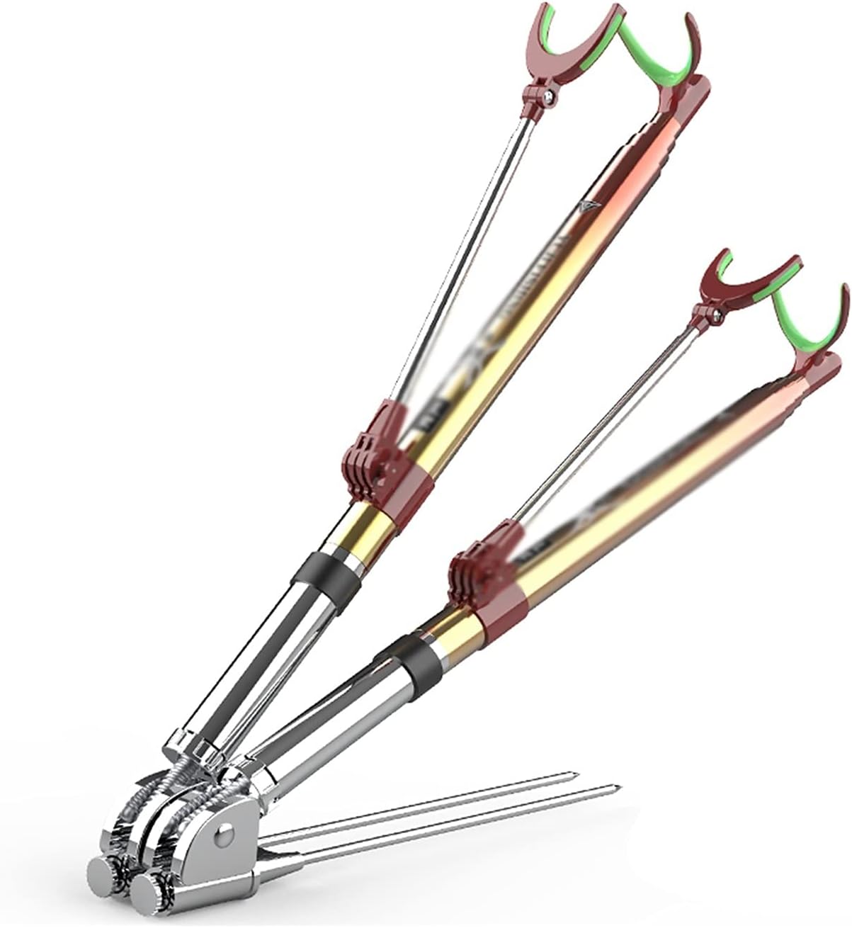 Fishing Gear Bold Carbon Bracket Fishing Rod Rack Fishing Rack Pole Ultra-Light and Super Hard Large Object Rack Fishing Box Turret Multi-Function Ground Insert Fishing Accessories(Red,2.1M)