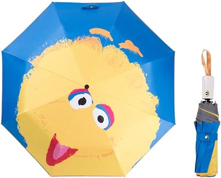 Child Folding Umbrella- Automatic Open- Cartoon- UV Protection- Travel Umbrella Compact Windproof for Girls Boys