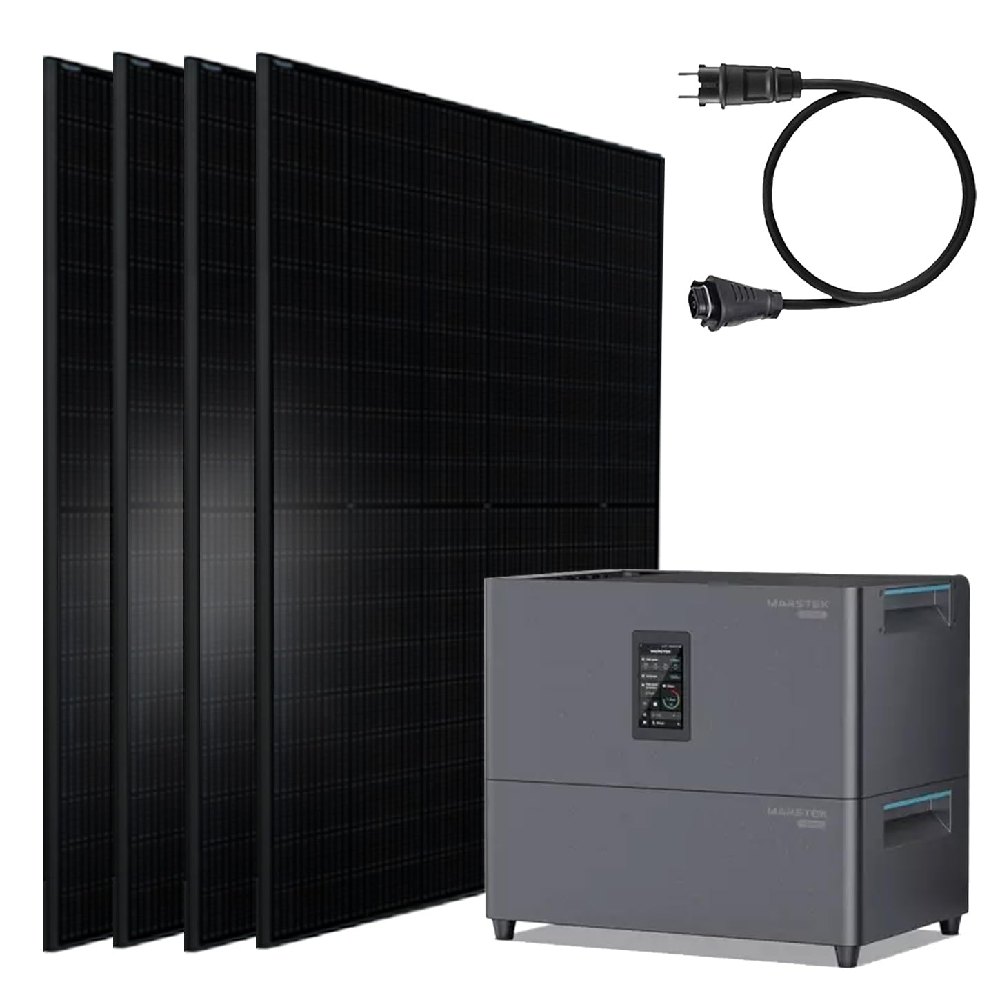 GreenSun Solar Balkonkraftwerk mit Jupiter C+ Speicher