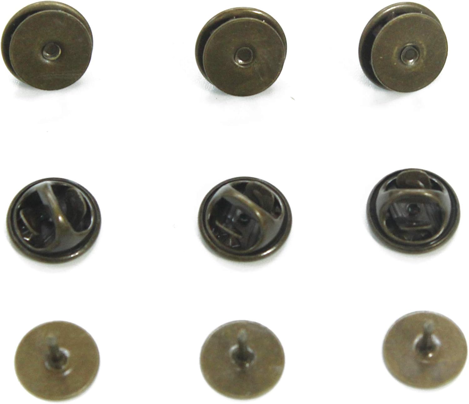 ALL in ONE Butterfly Clutch Tie Tacks Pin Backs with Blank Pins for DIY Craft (Gun Metal 50 Pairs) : Arts, Crafts & Sewing