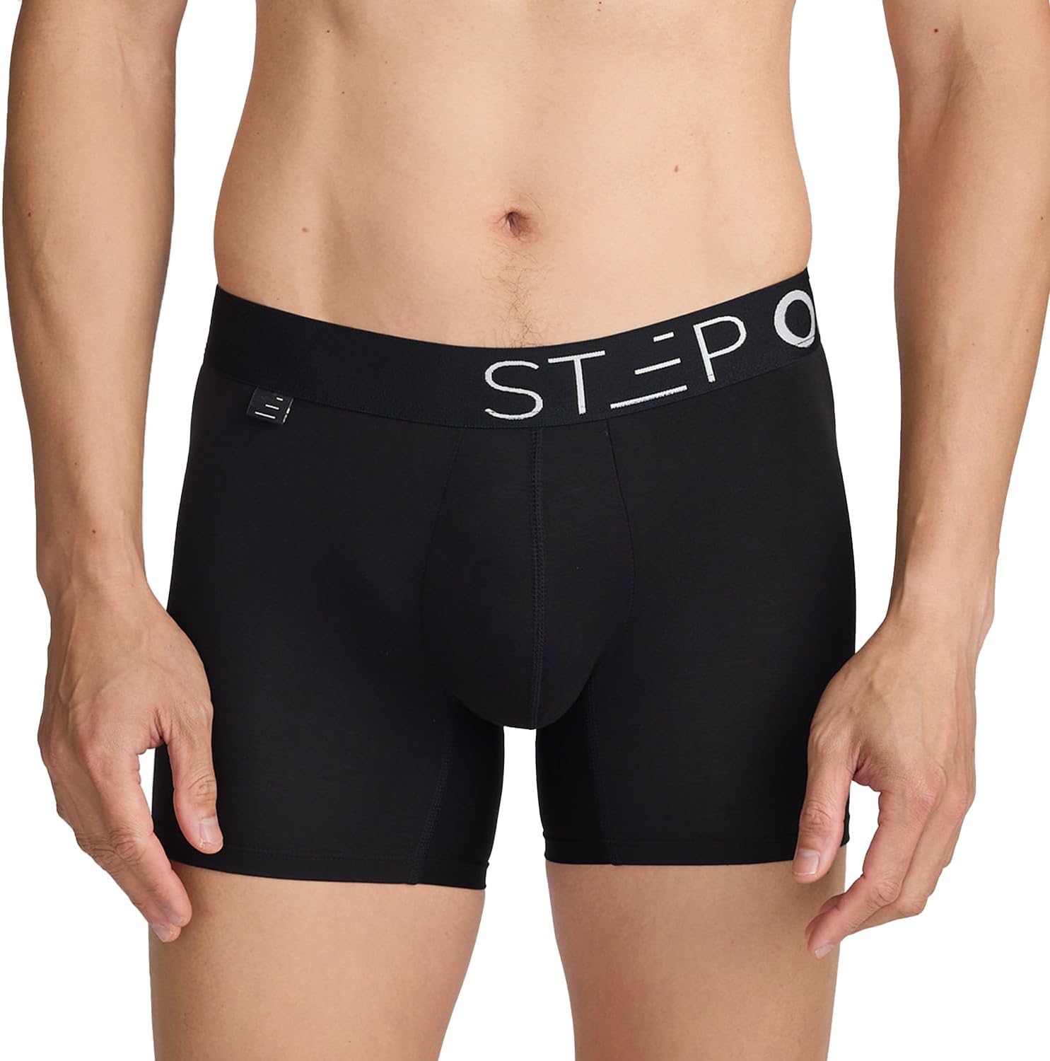 STEP ONE Mens Underwear Trunk Briefs, 1 Pair, Underwear for Men, Moisture Wicking, 3D Pouch + No Ride Up Trunk Briefs for Men