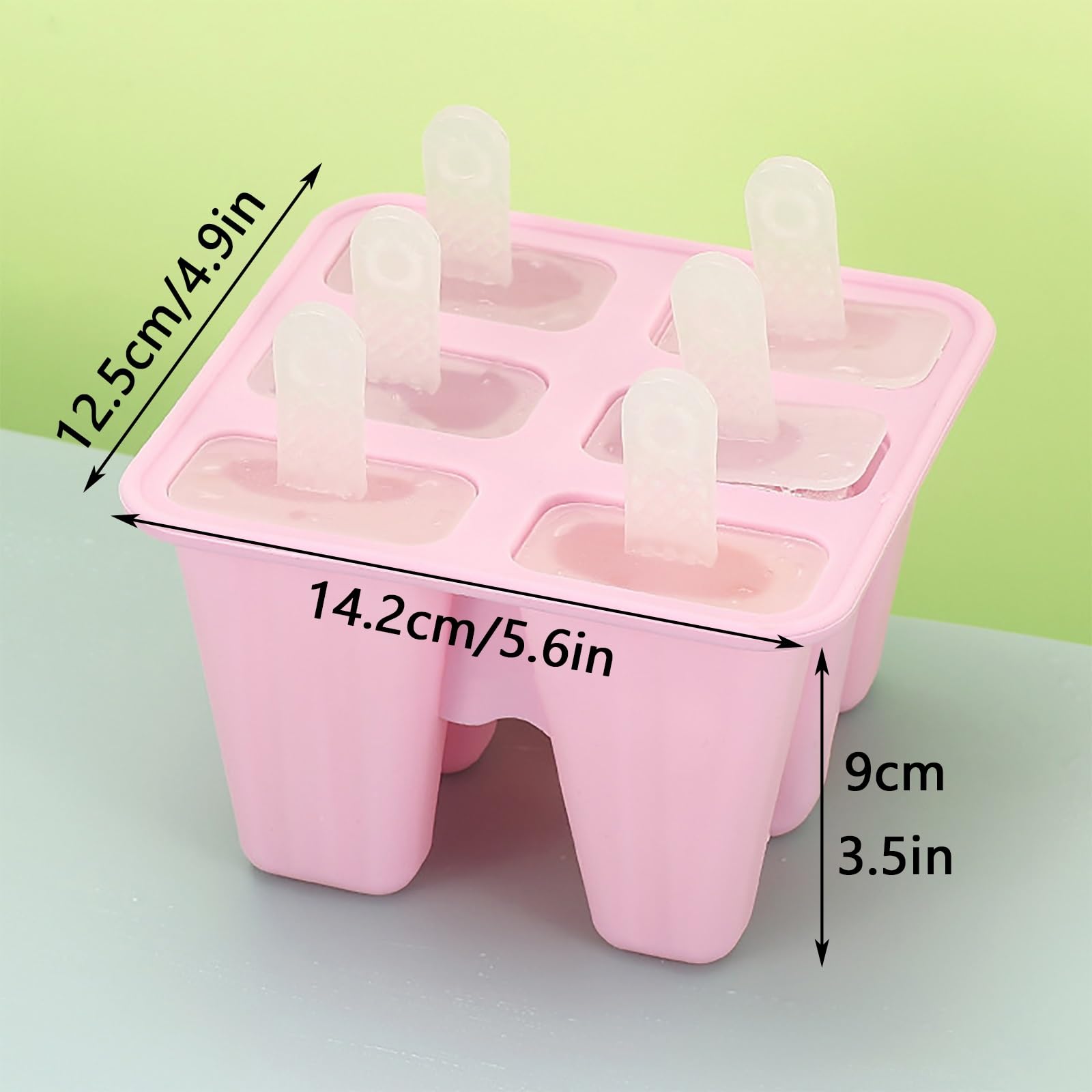 2 Piezas, Moldes Helados Silicona, Molde para Helados