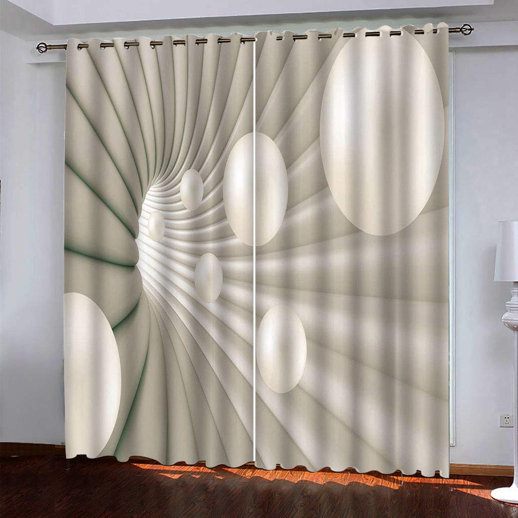 Rideau salon occultant thermique beige 140x280 cm pour isoler et décorer votre intérieur moderne