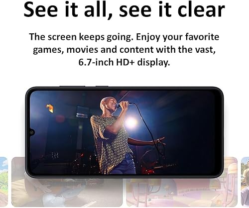 Miniatura 4 de SAMSUNG Galaxy A05 (128GB, 4GB) 6.7 pulgadas Dual SIM GSM desbloqueado global 4G LTE A055MDS (plata)