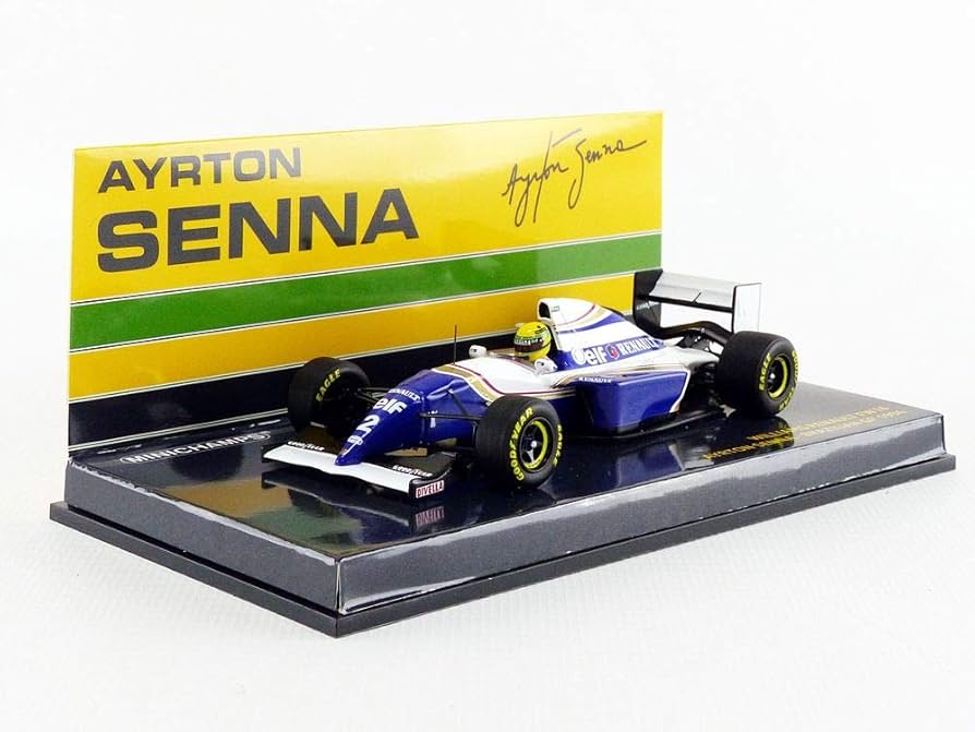 ミニチャンプス セナコレ 1/43【 ウィリアムズ・ルノーFW16 】本体美品☆ 伝説の天才F1ドライバーミニチャンプスアイルトン・セナ