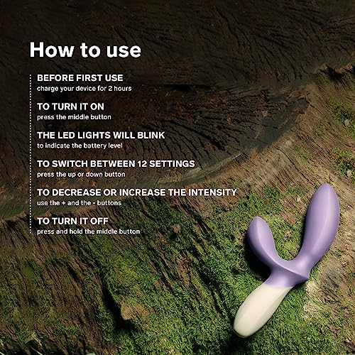 Image of LELO Loki Wave 2 - Vibrating Prostate Massager, Waterproof Anal Toy, Blue