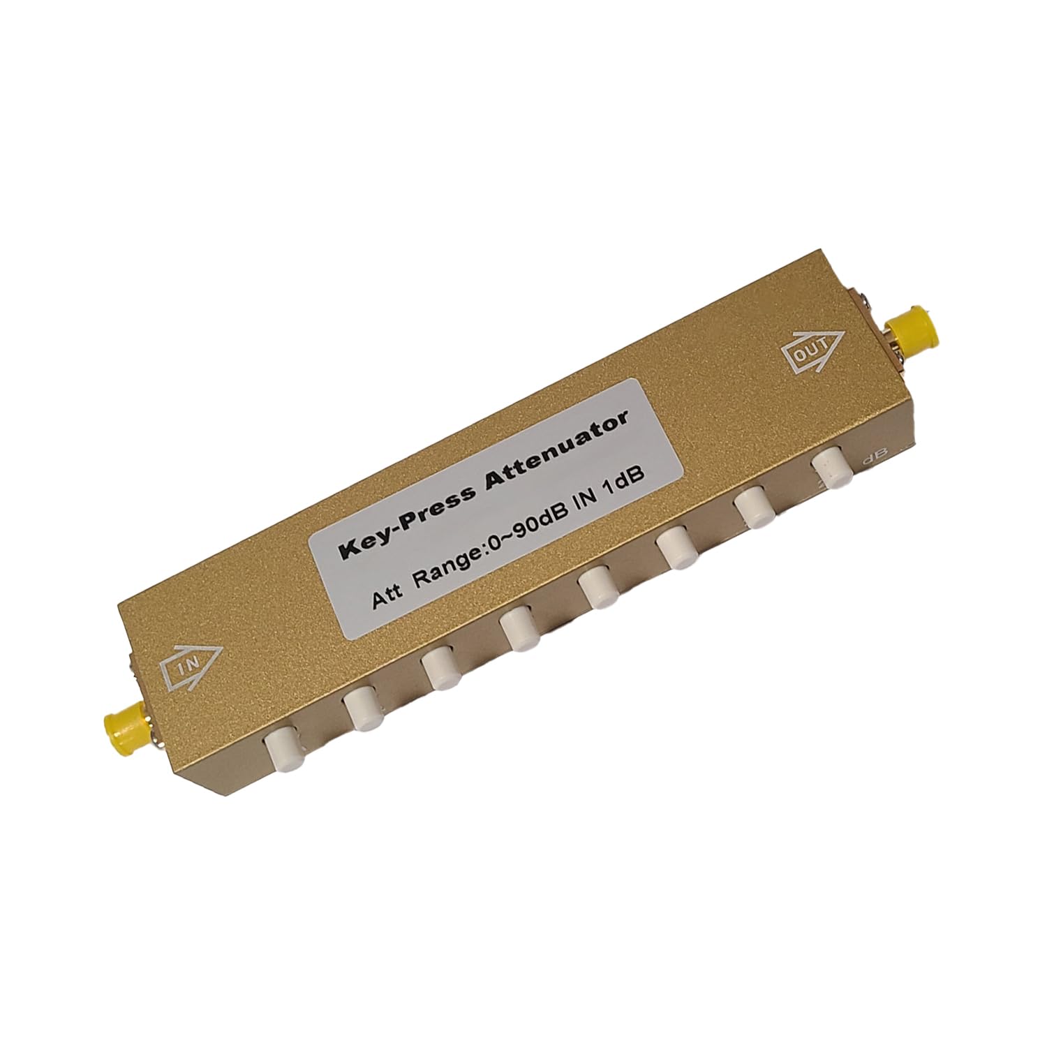 Adjustable Key-Press Attenuator Step-Adjustable Attenuator 2.5GHz SMA (0-90dB 2W)