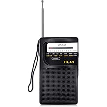 Portable AM FM Radios,Small Radio with 3.5 Input for Headphones Earphone Analog Tuning,Transistor Pocket Radio with Hand Strap,Used for Outdoor/Indoor/Traveling/Gift for Parents K50-Small