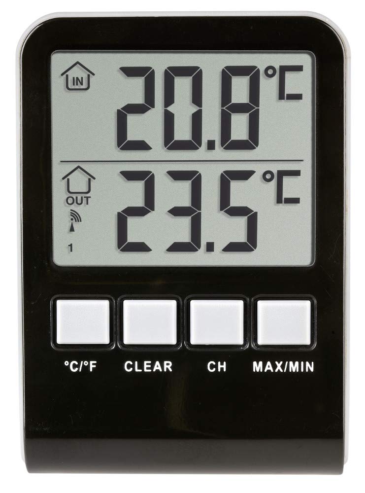 TFA Dostmann 30.3067.10.99 Palma Mega - Termometro wireless per piscina con 2 display