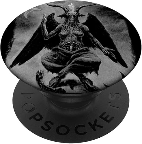Baphomet Occult Satanic Gothic Satan Goat Head 666 Tattoo PopSockets Standard PopGrip