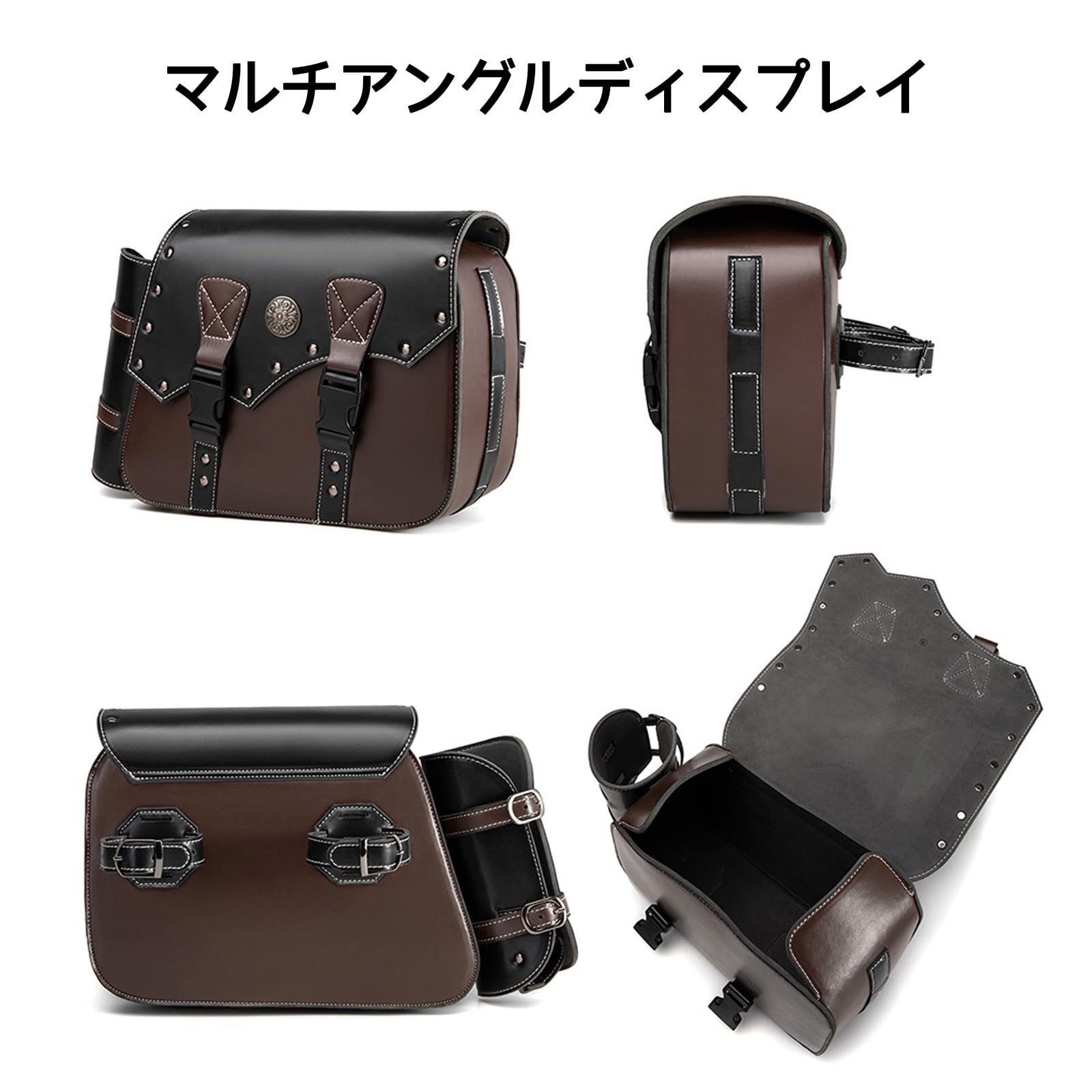 Amazon | に適用 ホンダ マグナ50 バイク サイドバッグ 防水 大容量