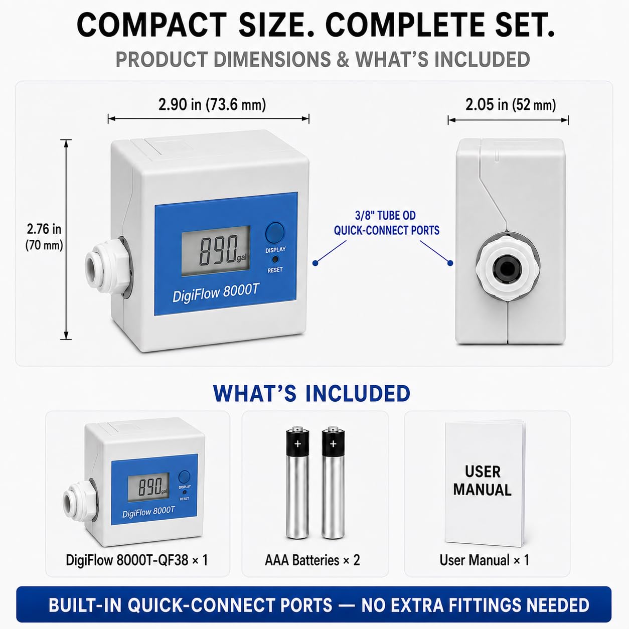 Savant DigiFlow 8000T Water Filter Flow Meter -7