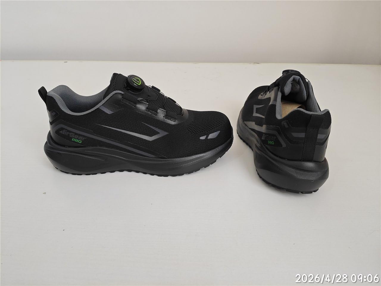 AirGearPro Kinetik buty robocze S1PL dla mężczyzn i kobiet, lekkie, czarny