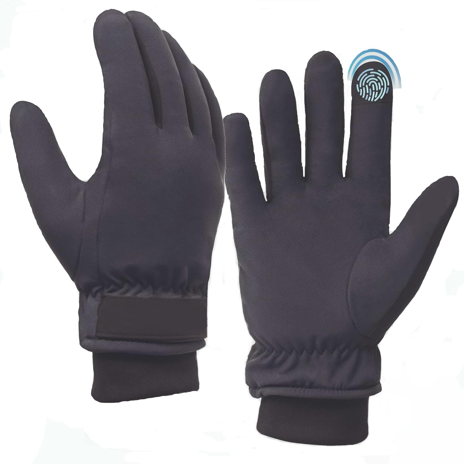 ESSENZO Waterproof Gloves with Touch Screen Winter Gloves Snow Gloves for Minus Degrees, Anti-Skit Design,Ski Gloves, Riding Gloves for Mens Gloves and Womens Gloves (BLACK, Free Size)-image-35