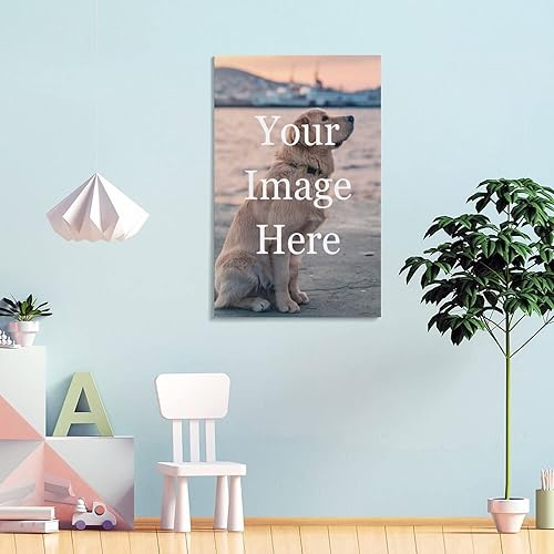 Miniatura 4 de Impresiones en lienzo personalizadas con tus fotos para mascotasanimales, imágenes de lienzo personalizadas para pared a imprimir enmarcadas