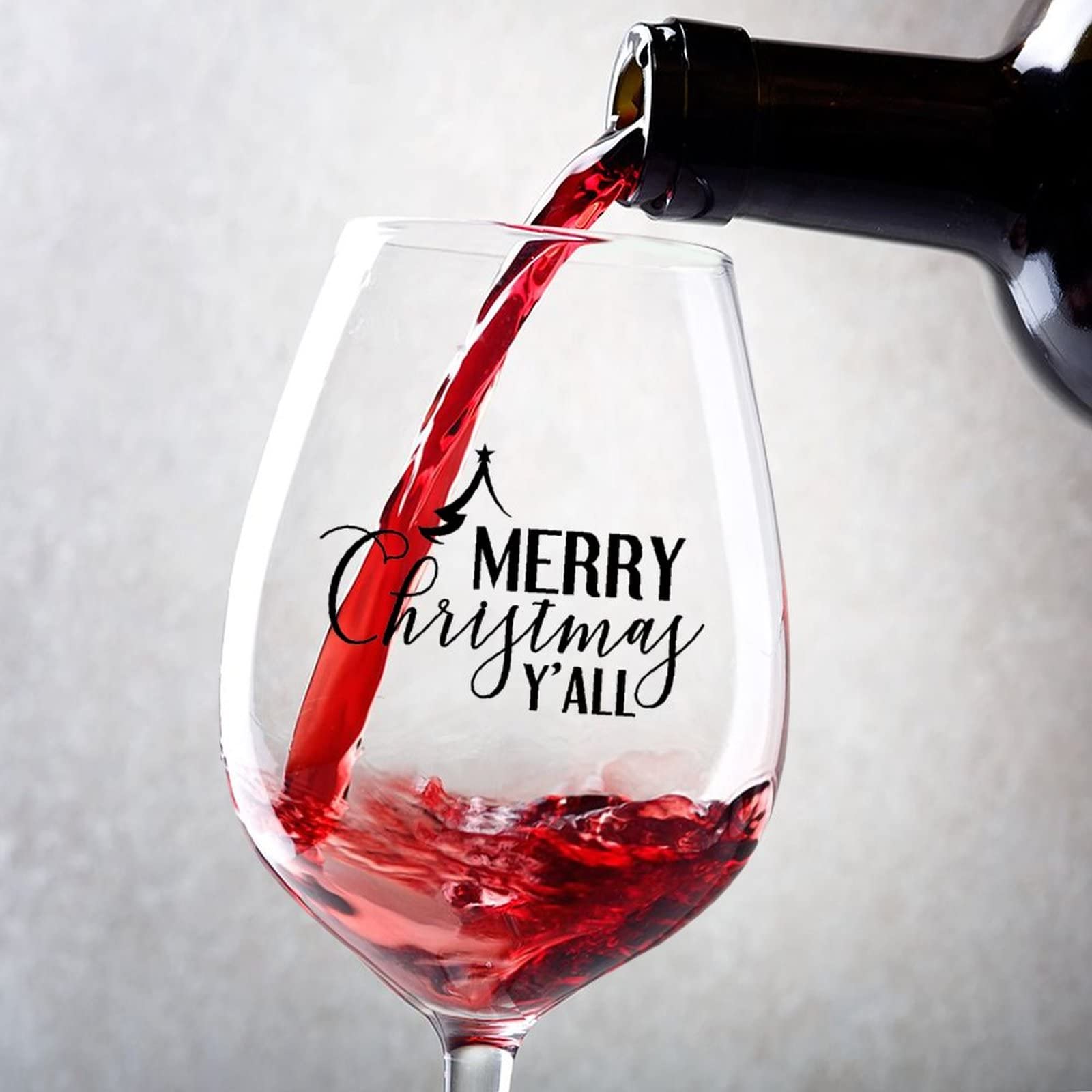 Verres à vin Merry Christmas de 500 ml pour éviter les pannes d'idées cadeaux de Noël