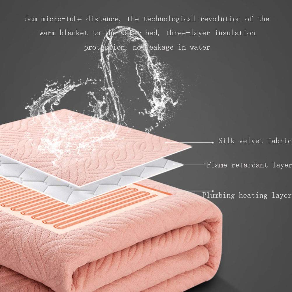 Coperta in Pile Riscaldata Elettrica con Controller, Spegnimento Automatico 12 Ore, Riscaldamento Rapido, Comfort per Tutto il Corpo, Lavabile, per Divano o Letto Accogliente/180X150 cm