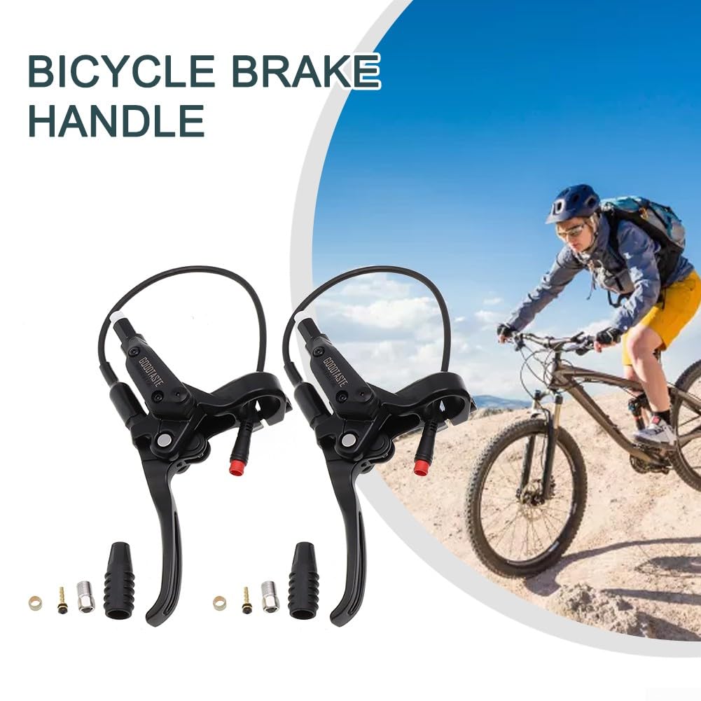 SPORTARC Goodtaste GT03 Maniglia di spegnimento con olio per freno E-Bike a 2 pin, maniglia freno impermeabile