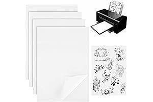 6 Pack Stick and Stitch Water Soluble Stabilizer Paper for Embroidery