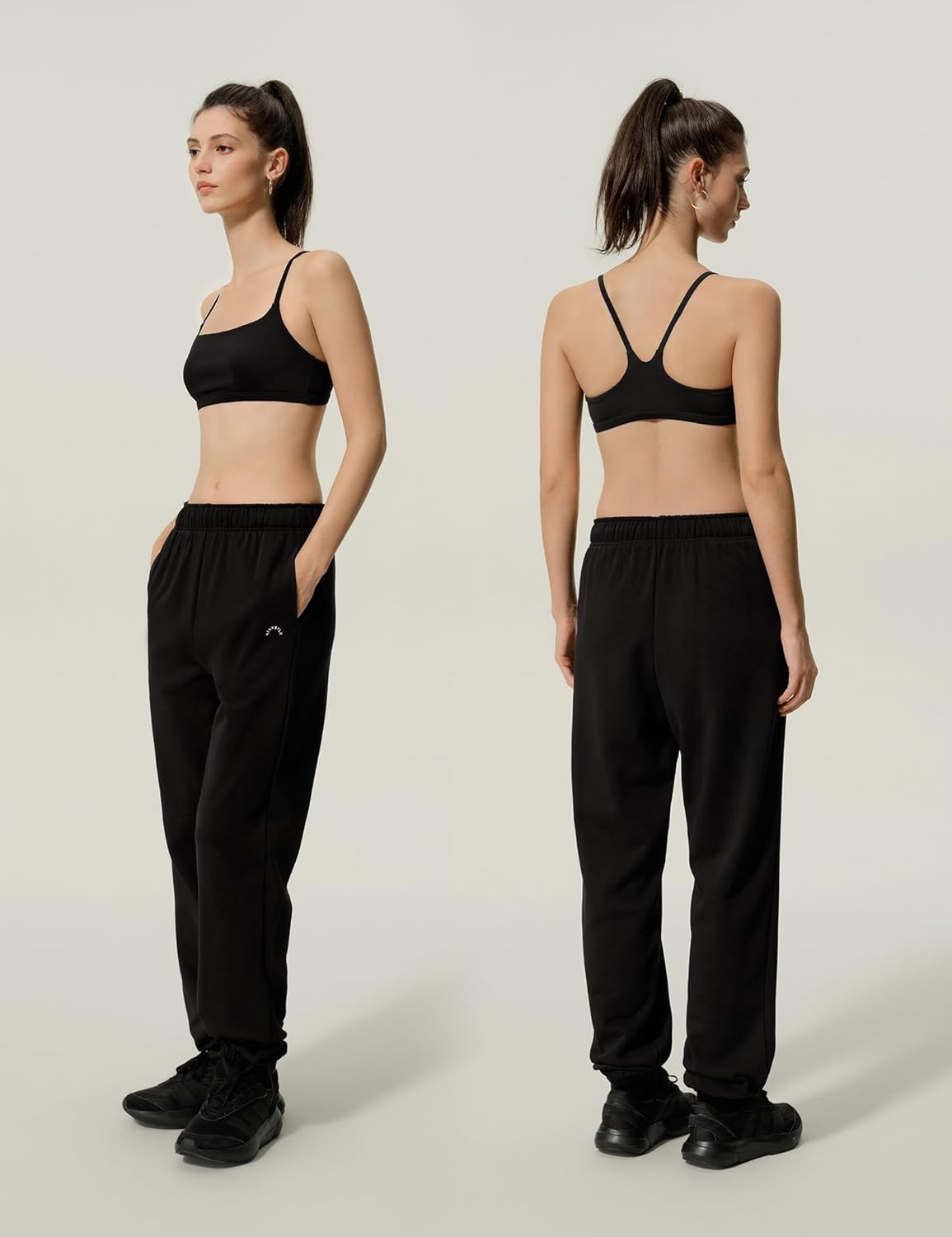 LilySilk Women Silk Terry Sweatpant Full Length Jogger Ladies Straight Leg Pants Elastic Cuffs for Casual Sports - Image 4