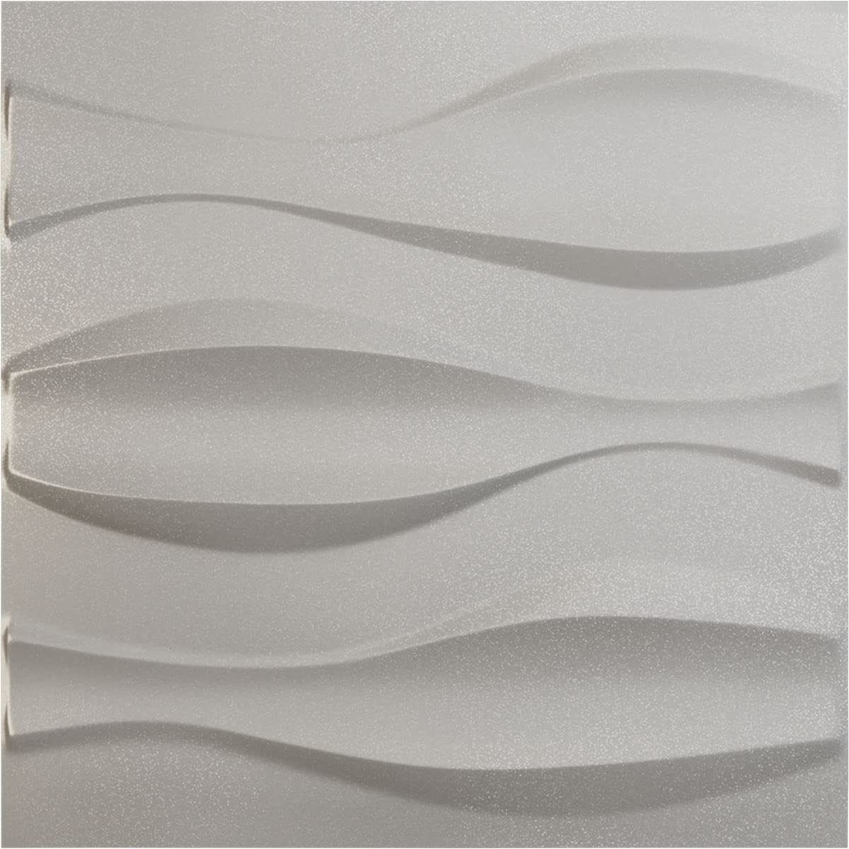 Ekena Millwork 19 5/8"W x 19 5/8"H Thompson EnduraWall Decorative 3D Wall Panel, Silver (Covers 2.67 Sq. Ft.