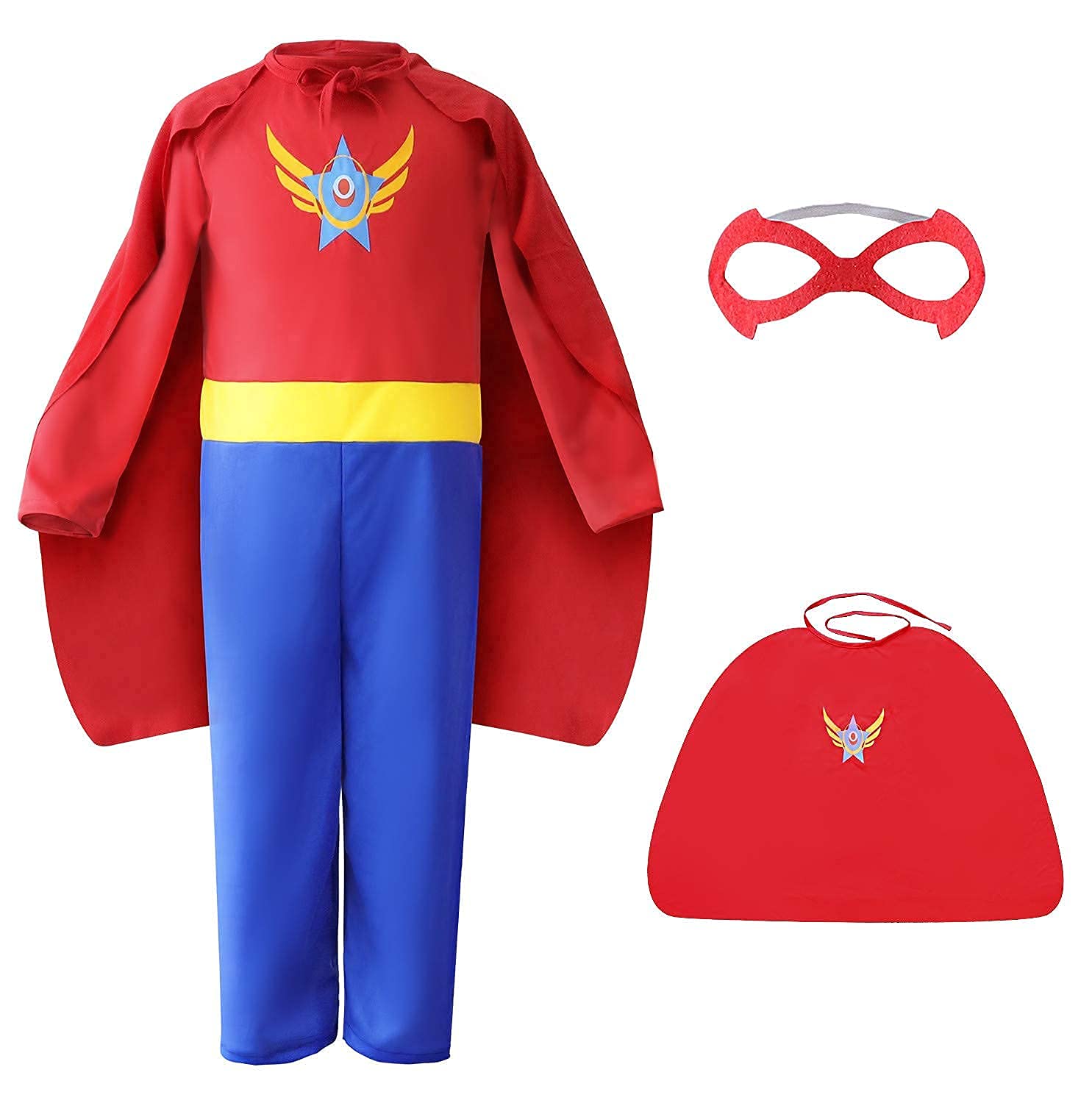 Boys Dress up Trunk Costumes Set, Jeowoqao Kids Dress up Clothes Set Boys Role Play Costume