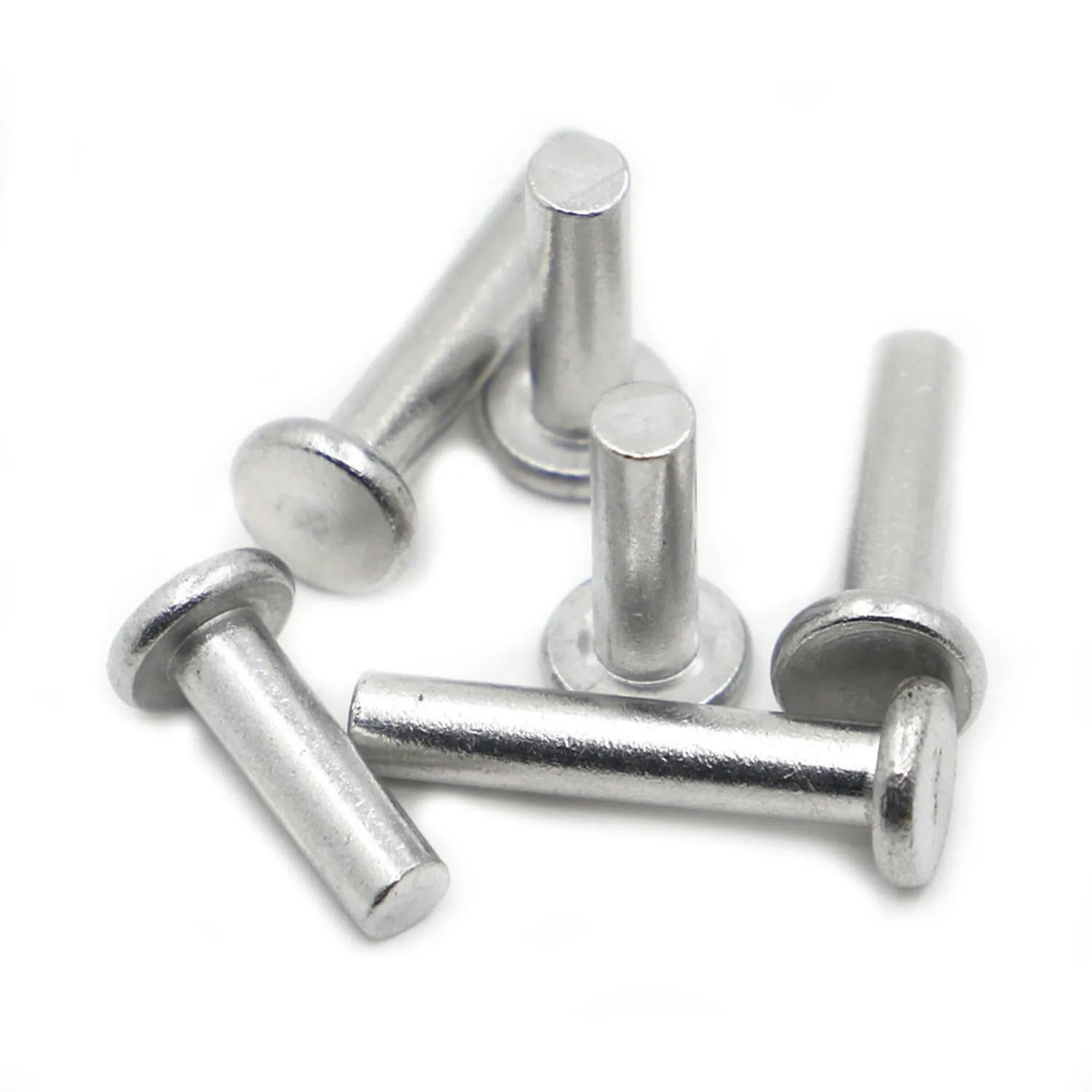 40 Rivets Aluminium à Frapper – Tête Bombée 3x15 Mm, Lot Pratique