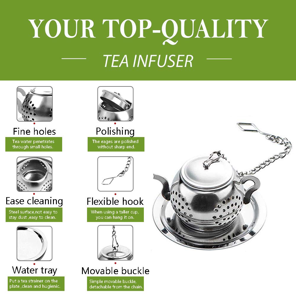 Infusore Per Tè In Acciaio Inox - Filtro A Foglia Sciolta Pratico E