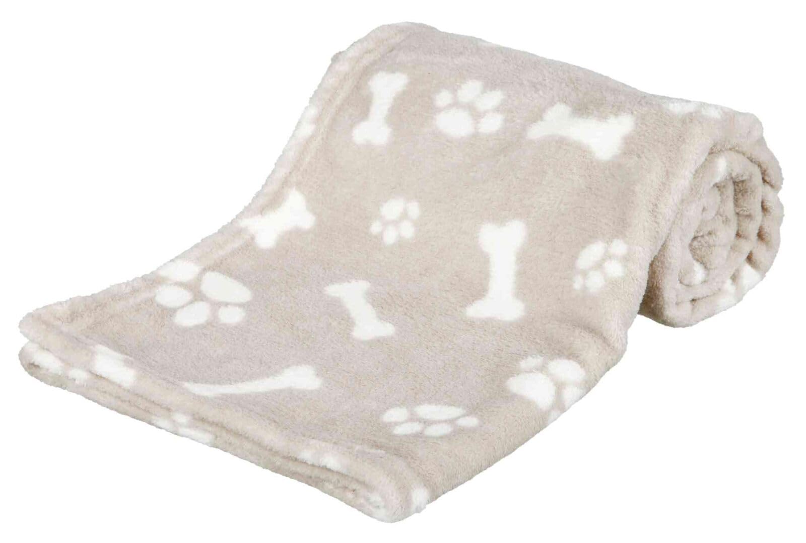 Trixie Kenny Blanket For Dog, 100 X 75 Cm, Beige - Dogcm - Kenny Blanket Beige Dog 75 100 Cm Cream