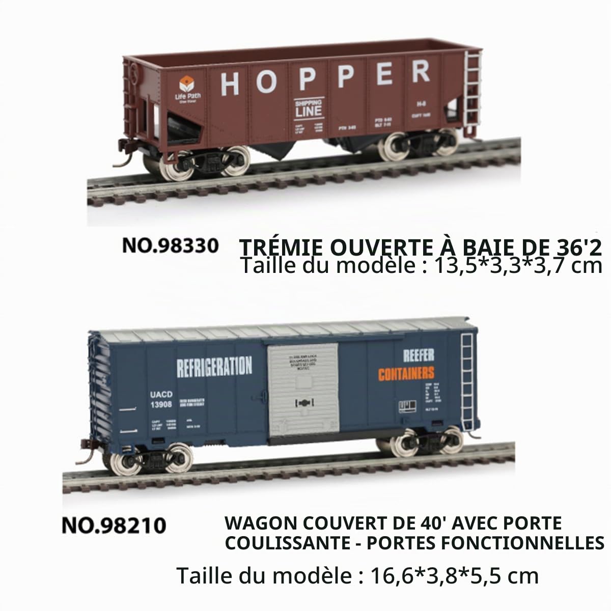 Modèle de locomotive française BB 67000 à l'échelle 1/87 HO, avec rails en métal et chariot pouvant courir, ensemble de trains français bricolage, kit de démarrage électrique pour adultes