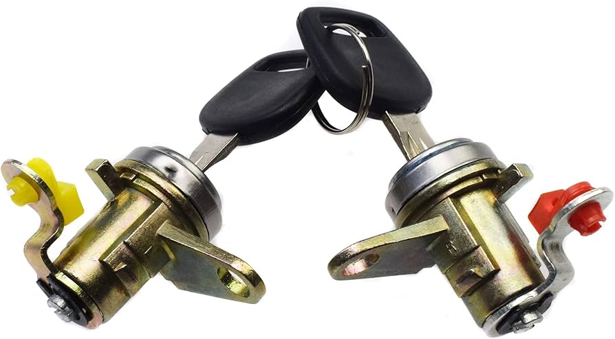 Amazon.com: Door Lock Cylinder Keys Set/Fit for Toyota Corolla