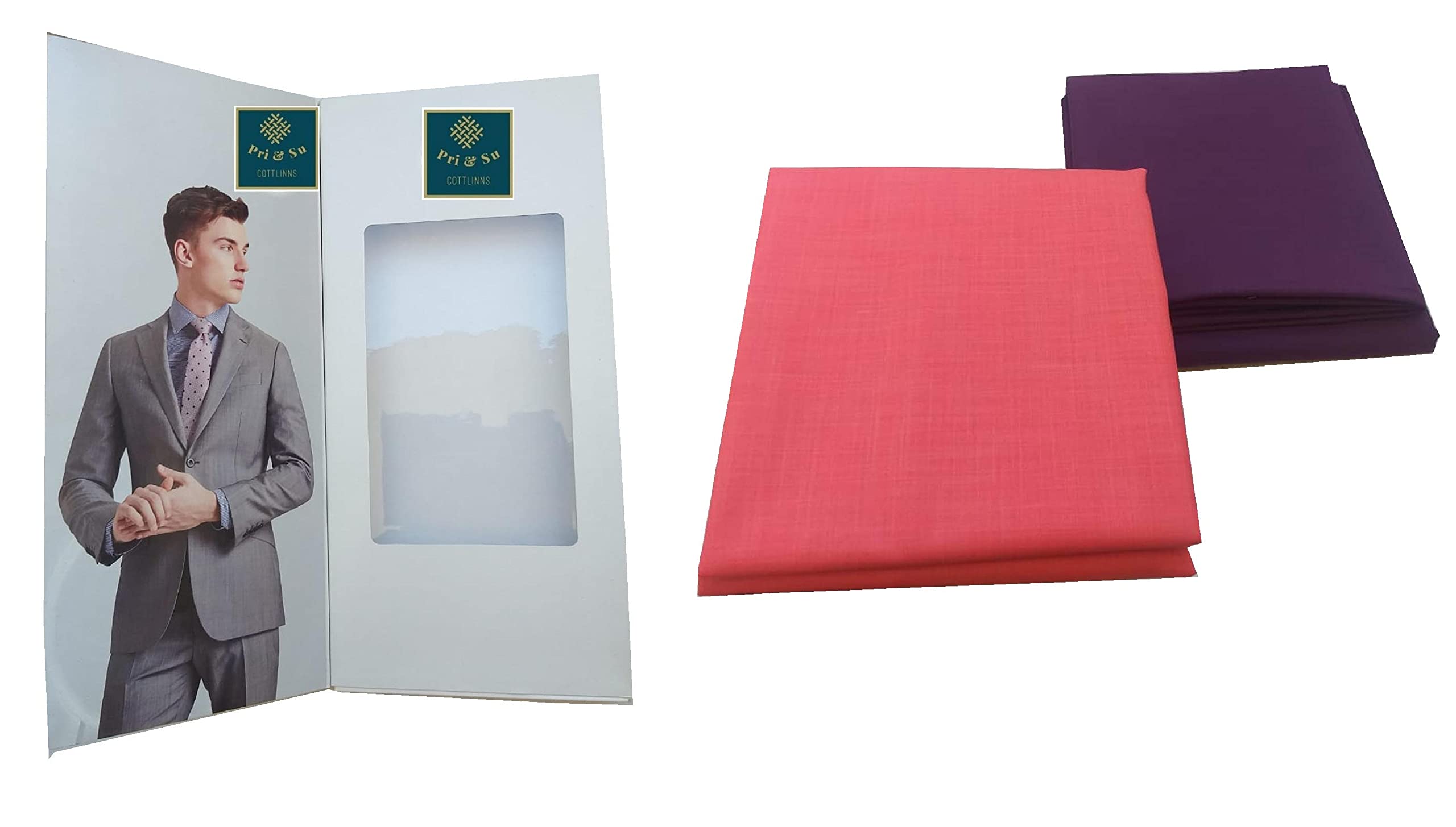 Pri & Su CottLinns Combo of Cotton Shirt 10011 & Trouser 4-picture-48