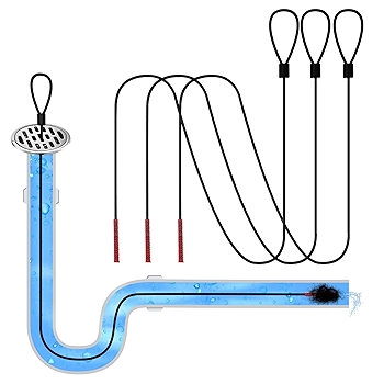 Drainsoon 30英寸排水蛇 防堵头发清除工具