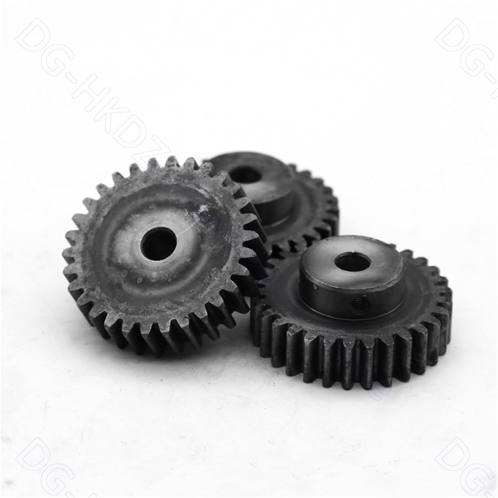 Juego de engranajes de piñón,engranaje de piñón de Juego de engranajes de motor de piñón de metal Repuestos, Engranaje de piñón de motor 1.5M Engranaje recto 12T-60T Engranaje de transmisión de metal