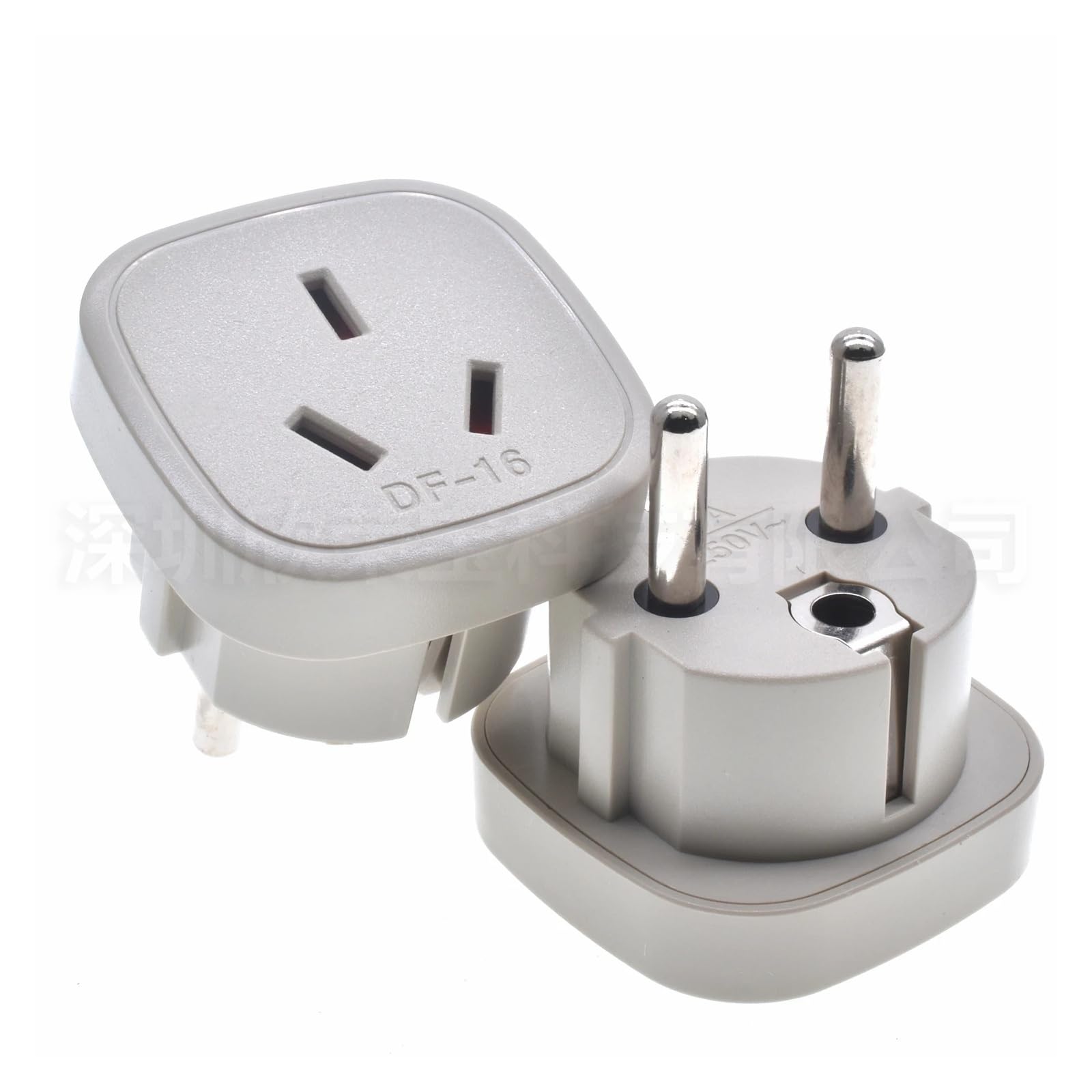 Adattatore convertitore da viaggio con spina a 2 pin (DF-16C)