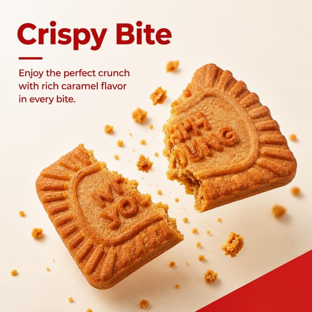 Biscotti al caramello Snack croccante da 520 g