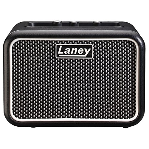 Laney MINI Series - Battery Powered Guitar Amplifier with Smartphone Interface - 3W - Supergroup Edition Schwarz