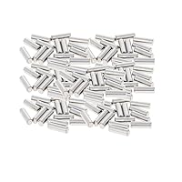 Vista 27 de MroMax 100 pasadores cilíndricos de acero inoxidable 304 M1.0.197 x 0.236 in, clavijas de soporte de estante para dispositivos metálicos